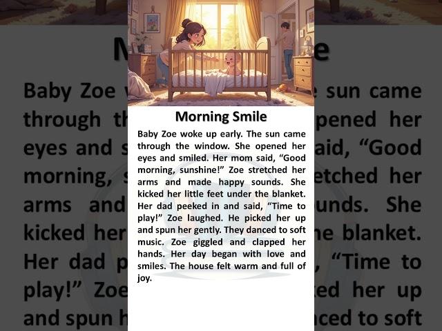 Morning Smile #shorts #english #englishmerl #englishreading #englishgrammar #education