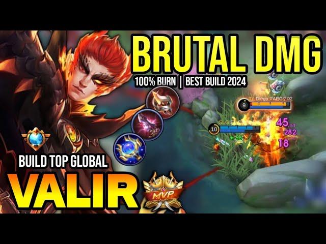 VALIR BEST BUILD 2024 | BUILD TOP GLOBAL VALIR GAMEPLAY | MOBILE LEGENDS