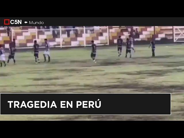 TRAGEDIA en PERÚ: CAYÓ un RAYO en un PARTIDO de FÚTBOL