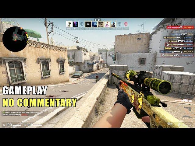 CS:GO - Deathmatch 51 kills with AWP Dragon Lore! (Gameplay 2019 PC HD)