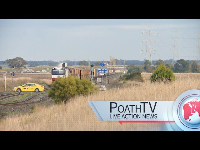 7PM9 SCT Freight Train And Car Near Miss At Gheringhap (15/6/2021) - PoathTV Australian  Railways