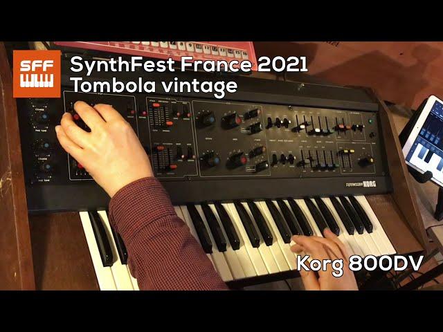 Korg 800DV - 4/6 Sarah Connor jam | SynthFest France