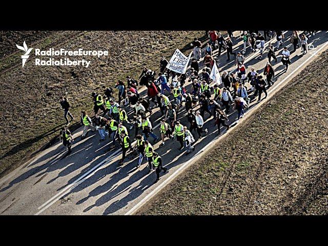 Serbia Protests Going Strong As Students March To Novi Sad