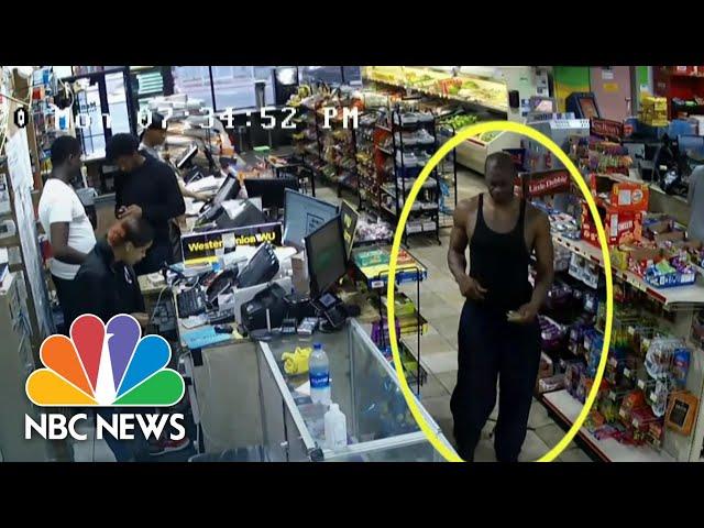 Chauvin Trial: Surveillance Video Shows Inside Convenience Store | NBC Nightly News