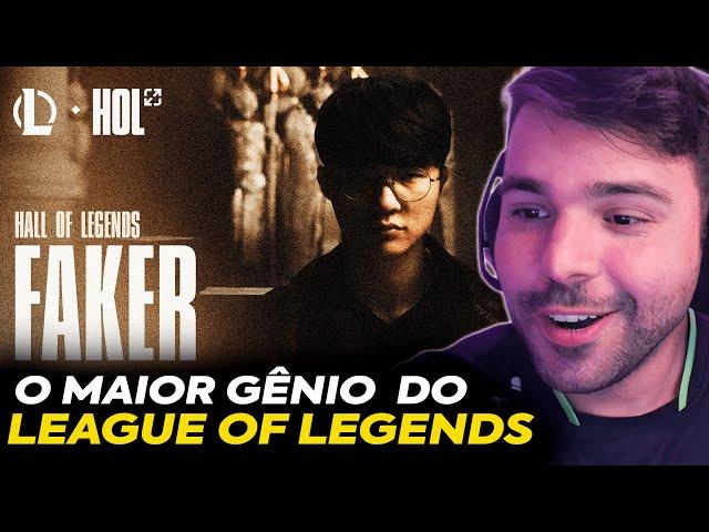  EMOCIONANTE! MINERVA REAGE ao FILME do FAKER! ESSE HALL OF LEGENDS ESTÁ PERFEITO