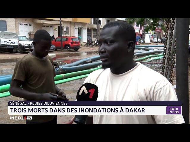 Sénégal : 3 morts dans dans des inondations à Dakar