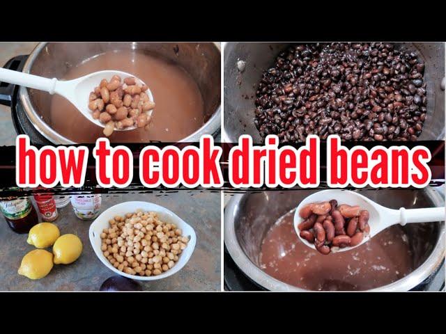 HOW TO COOK DRIED BEANS | COOK WITH ME ON A BUDGET | PANTRY CHALLENGE COOKING