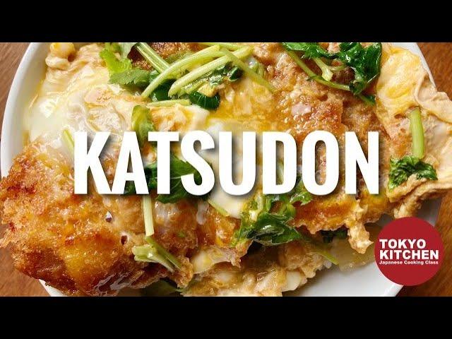 HOW TO MAKE KATSUDON | Rice Bowl with Tonkatsu and Egg