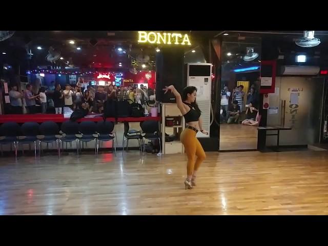 Maxi & Nahir's Bachata after workshop @ Bonita, Seoul, South Korea_20170707