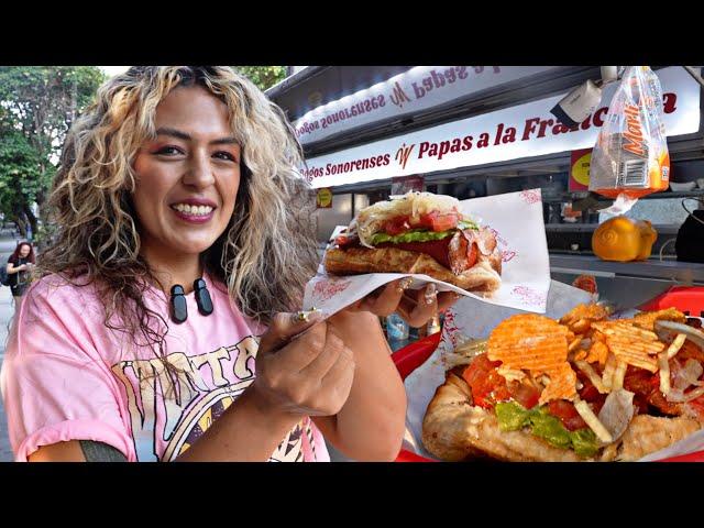 ¡¡Los MEJORES HOT DOGS GIGANTES ESTILO SONORA!! - Crudeo Time