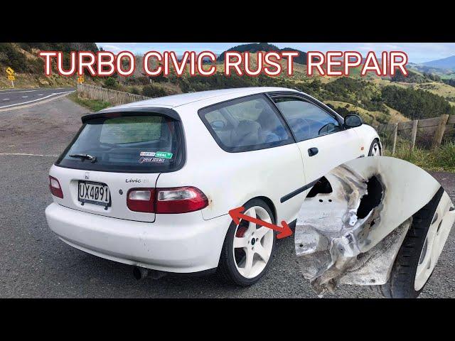 400hp Turbo EG Civic Rebuild Series Pt 2 (Rust Repair)