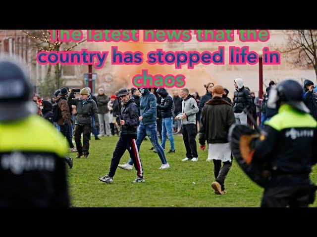 Holland / Netherlands Country Very Violent in Chaos Dean Denz News Flash NO THESE ON TV