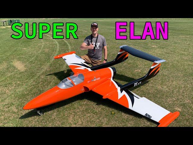 First Flights Of The New Boomerang Super Elan Rc Jet!