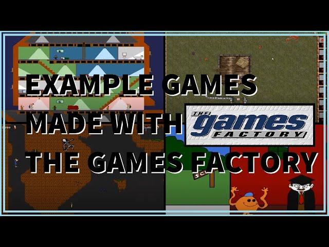 My EXAMPLE GAMES - Made with THE GAMES FACTORY