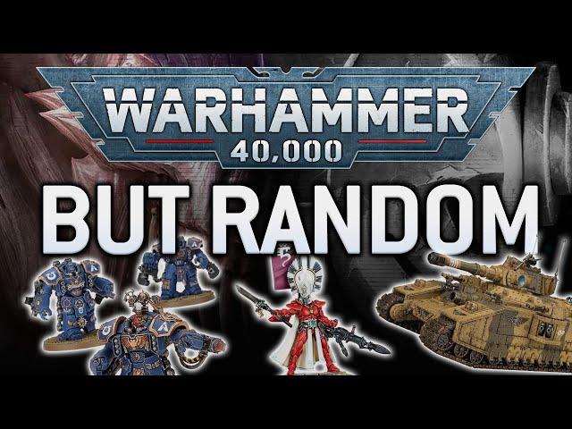 I Created Randomized Army Lists for Warhammer 40k