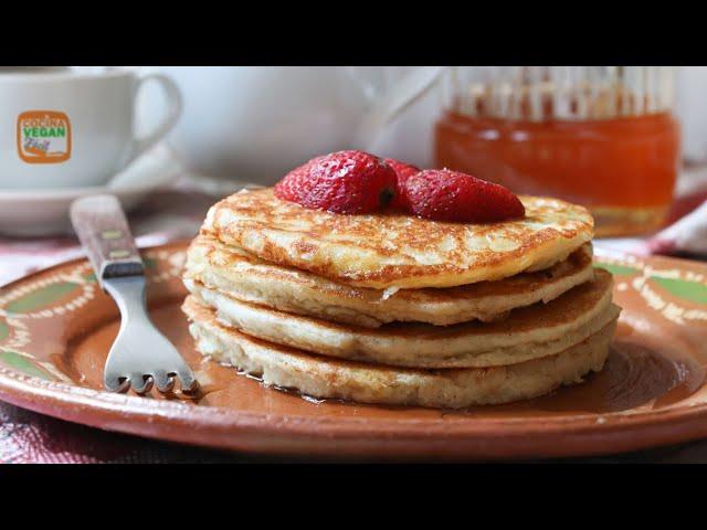 ¿SIN GLUTEN? ¡Estos Hotcakes de elote son la solución deliciosa! Sin harina #receta #plantbased