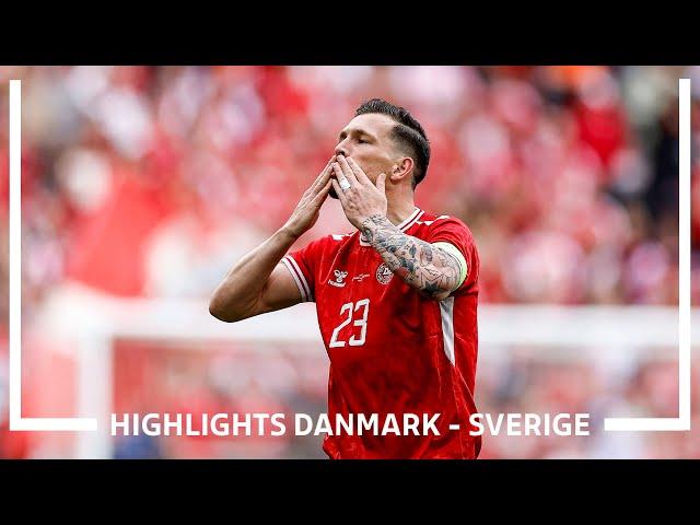 Danmark - Sverige 2-1 𝕀 Højbjerg og Eriksen sikrede sejren i Parken