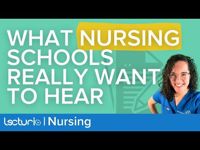 Write A Stand Out Nursing School Application With These Easy Steps | Lecturio Nursing School Tips