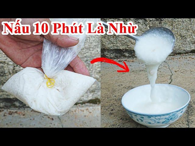 Cách Nấu Cháo Cực Nhanh Chỉ 10 Phút Nhừ Như Cháo Gói / Hướng Dẫn Mẹo Nấu Cháo Em Bé Nhiễm Nhanh Nhất