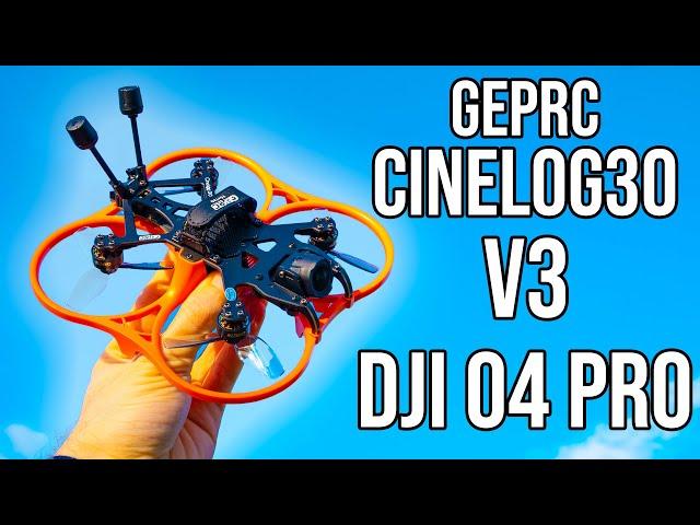 DJI O4 Pro Light and Efficient 3" Cinewhoop!  GEPRC Cinelog 30 V3 Review