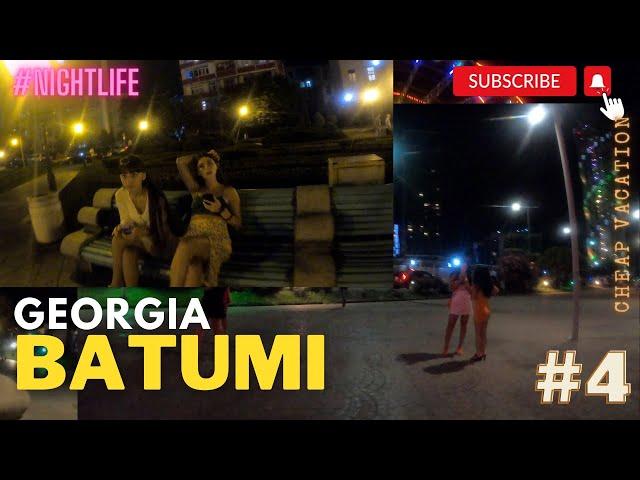 Go To Batumi Night Life Walk Girls and Dance #travel #nightlife #vacation #tourist #trip