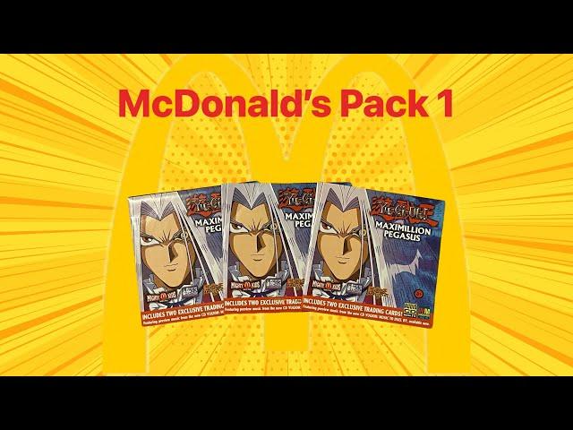 Yu-Gi-Oh! McDonald’s Pack 1 Opening! Let’s Try This Again!