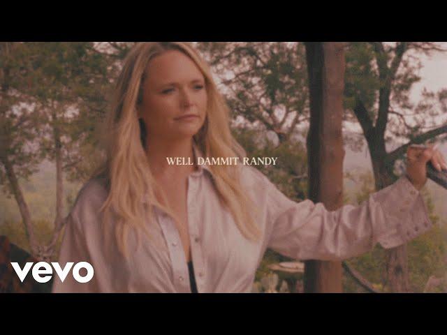 Miranda Lambert - Dammit Randy (Official Lyric Video)