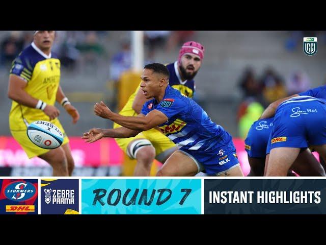 DHL Stormers v Zebre Parma | Instant Highlights | Round 7 | URC 2023/24