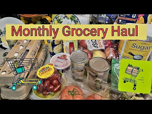 The struggle is real. Monthly grocery haul. ##groceryhaul #dollartreegroceryhaul