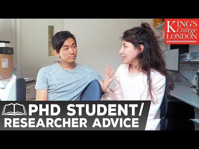 Advice from a PhD Student / Research Assistant | Cancer Research | King's College London | Atousa