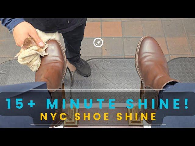 15+ Minute Shine!  | NYC Shoe Shine