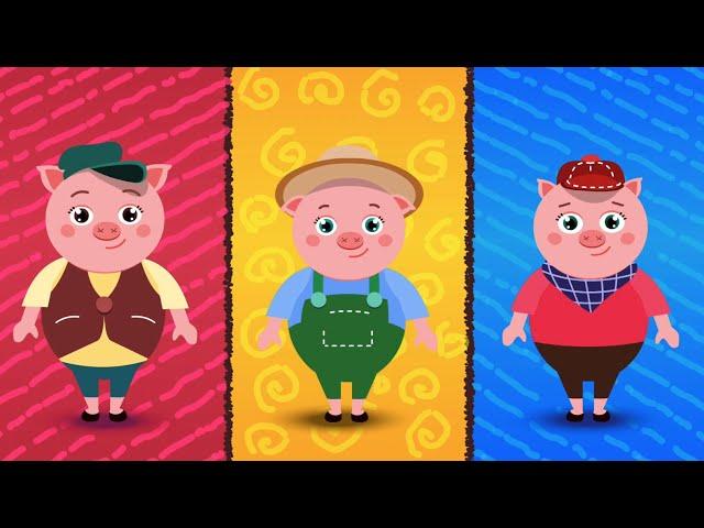 Three Little Pigs | Fairy Tales | Gigglebox