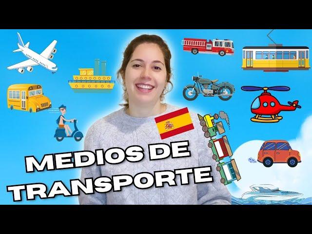 TEST de ESPAÑOL | Expresiones, Vocabulario y Verbos relacionados con los MEDIOS de TRANSPORTE 