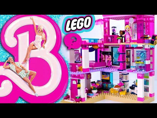 What would Barbie's Dreamhouse look like in LEGO? Full custom build compilation