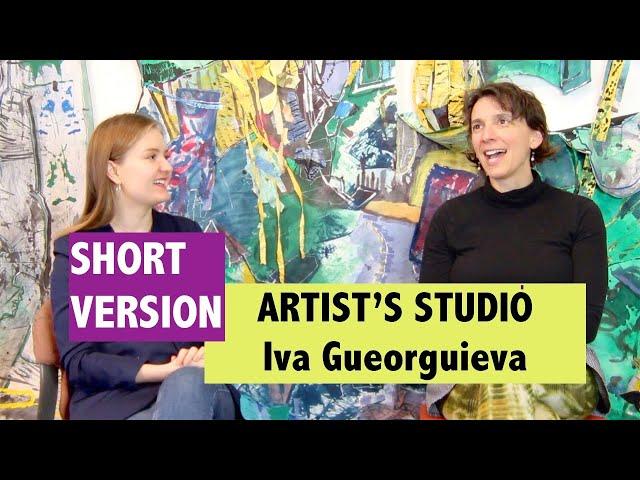 Elena Platonova from Art Explained talks to artist Iva Gueorguieva at her Los Angeles studio.