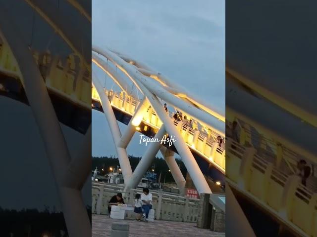 Gemerlap Lampu Yong An #jembatan #pantai #lampu #viral #shortvideo #shorts #short