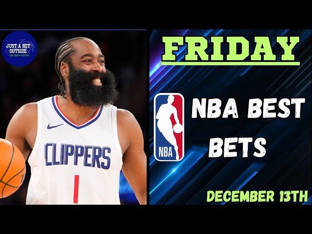 NBA Best Bets, Picks, & Predictions for Today, December 13th!