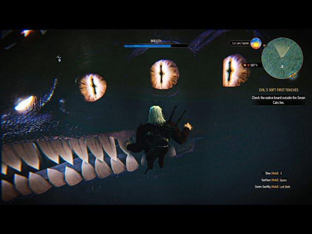 Gargantuan Leviathan in The Witcher 3