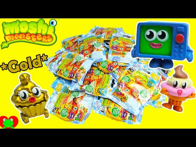 Moshi Monsters Food Factory Blind Bags with Gold Ultra Rares and Microwave