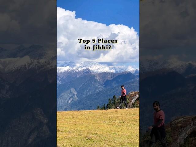 Jibhi Top 5 Places | Tourist Places to visit in Jibhi Himachal #shorts #youtubeshorts