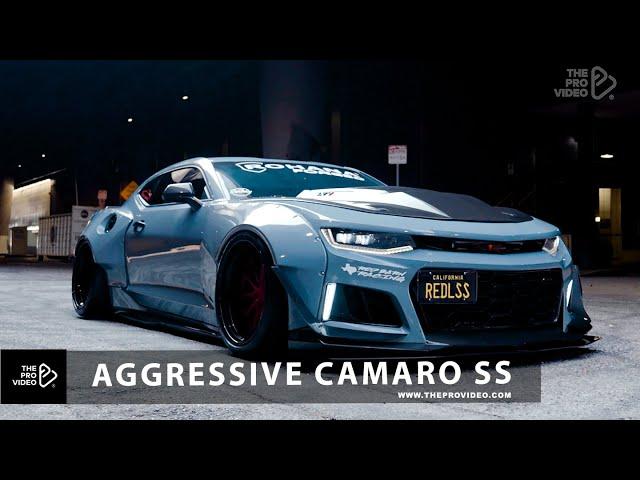 Aggressive Bagged WideBody Camaro 2SS