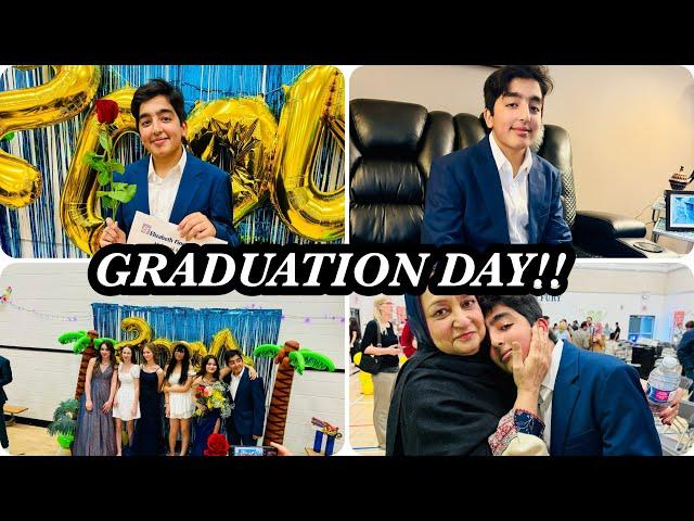 Graduation Day | Mekaeel’s graduation from grade 9 | Alhamdulillah | Big Day for him ‍