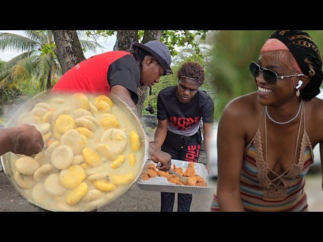 350 coconut dumpling vs over 60 people | Socks fry chicken | let's see this