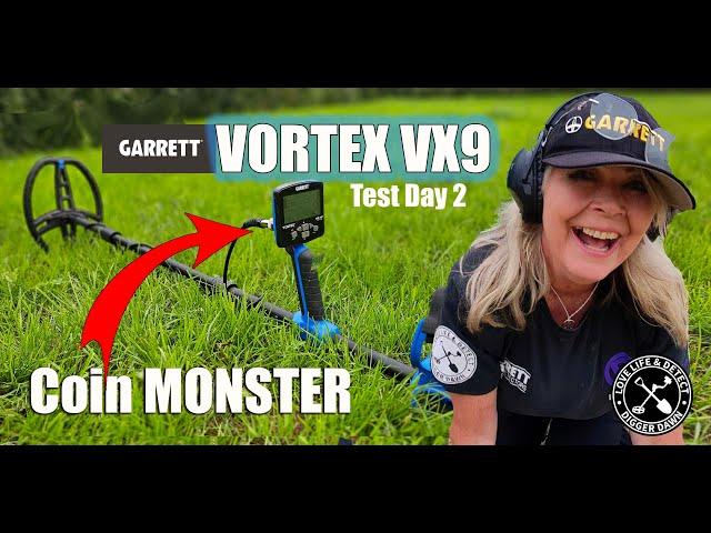 WOW the Garrett Vortex VX9 is a coin monster! | Metal Detector review 2