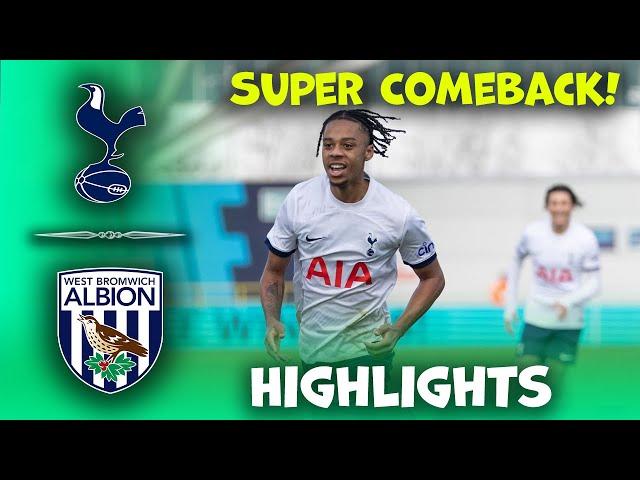 Tottenham hotspur u18 vs West Brom u18 | u18 Premier League | Highlights 27-09-2024