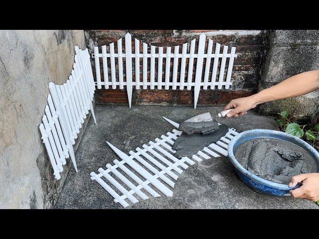 Cement craft idea / Garden design ️ Fast and Beautiful ️How to design a garden