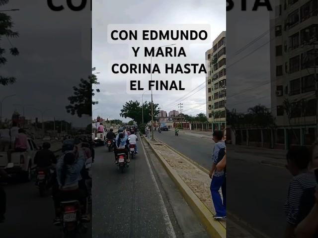 CON EDMUNDO Y MARIA CORINA HASTA EL FINAL #noticias  #noticiasdevenezuelahoy #mariacorinamachado