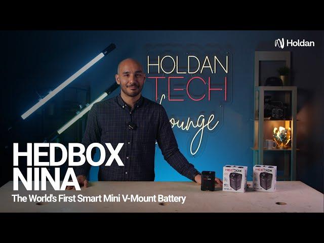 Hedbox Nina - The World's First Smart Mini V-Mount Battery