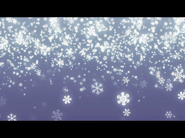 Falling Snowflakes Background Loop for Winter/Holidays