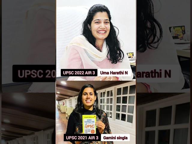 UPSC AIR 3 in 2022 & 2021